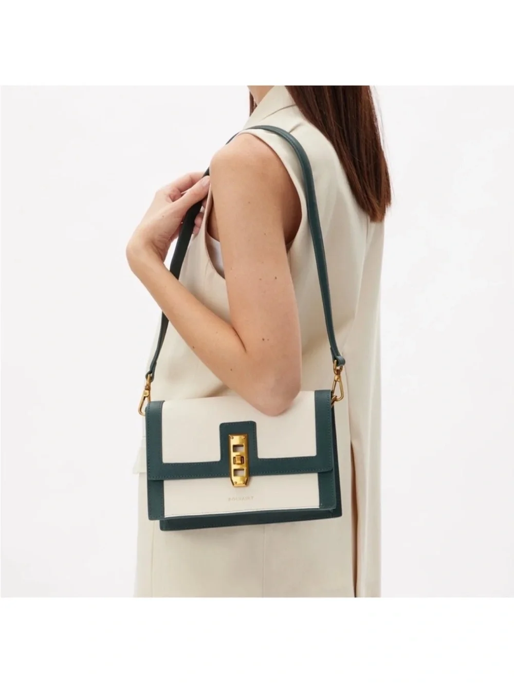 Bolvaint Paris NWT Leonie Leather Crossbody Clutch with Dust Bag, Retails $1,900 - Picture 7 of 15